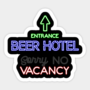 Beer Hotel Sticker